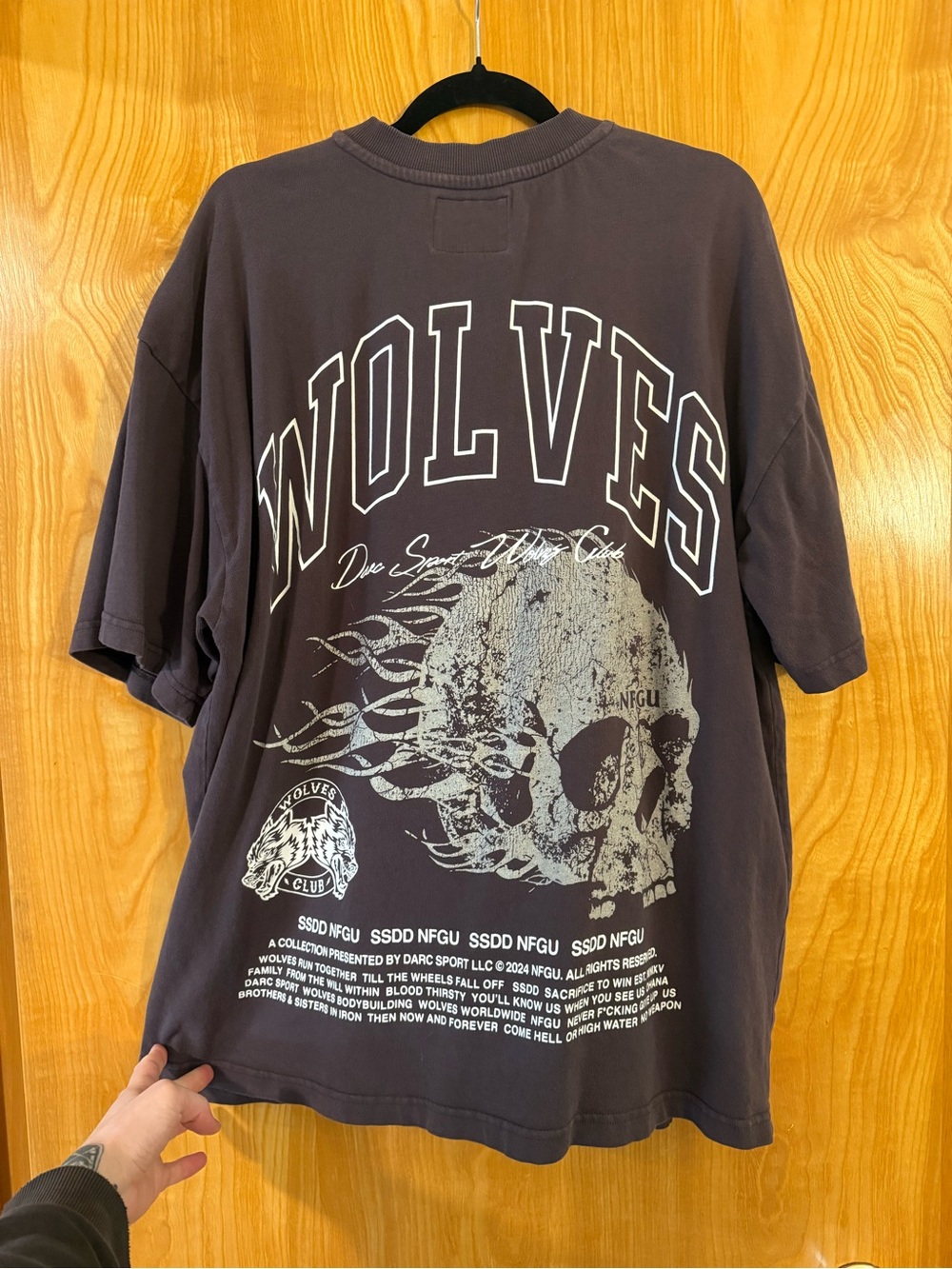 Darc Sport Wolves Club Oversized Tee